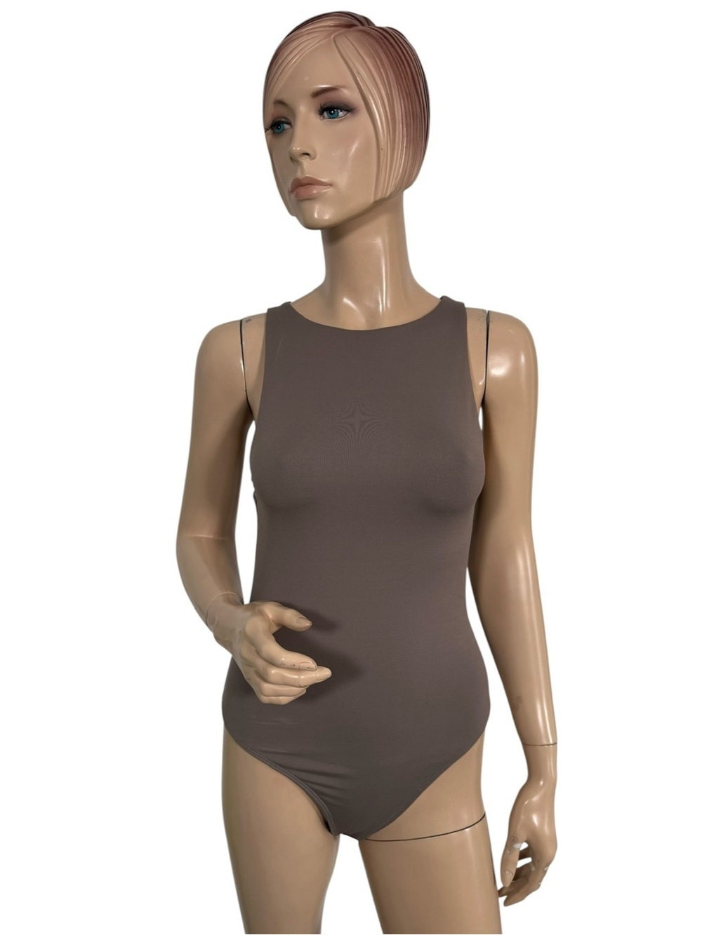 BABATON Contour '90s Bodysuit in Toupe Medium